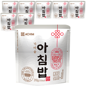 아침 가마솥 아침밥, 210g, 8개