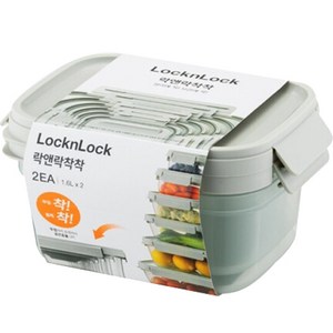 락앤락 착착 밀폐용기 1.6L, 1세트, 1.6L(2P)