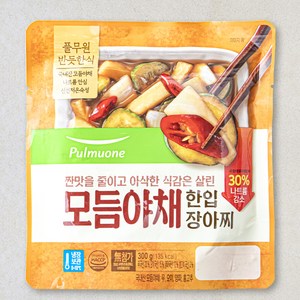 풀무원 모듬야채 한입장아찌, 300g, 1개