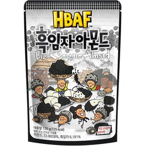 바프 흑임자 아몬드, 120g, 1개