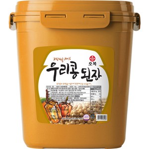 오복식품 우리콩 재래식 된장 용기, 14kg, 1개