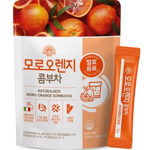 내추럴박스 모로오렌지 콤부차, 6g, 40개입, 1개