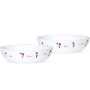 바칠레 로맨스 플로라 찬기 13cm, 혼합색상, 2개