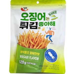 더먹다 오징어는 튀김을 좋아해 와사비맛, 1개, 120g