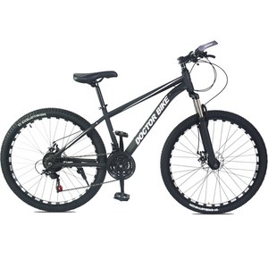 닥터바이크 원터치 21단 디스크브레이크 스틸프레임 MTB 자전거 ROCKET F-27 69.8cm, 멧블랙, 170cm, 1개