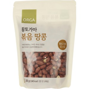 올가홀푸드 황토가마 볶음 땅콩, 300g, 1개