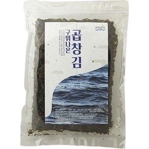 완도 특산물 무조미 구워나온 곱창김 25p, 75g, 1개