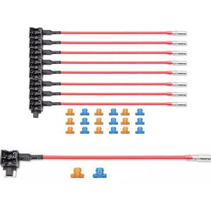 오토크루 멀티 듀얼 안전퓨즈 AC-TL3 LP-mini 10개, 1세트