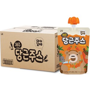 아이꼬야 제주 당근주스, 당근맛, 100ml, 24개