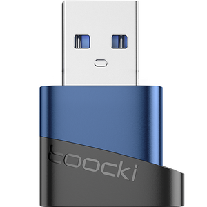 Toocki 투키 퓨쳐모던 C타입 to USB-A 3.0 OTG 젠더 블루, TZJTCA-JG03