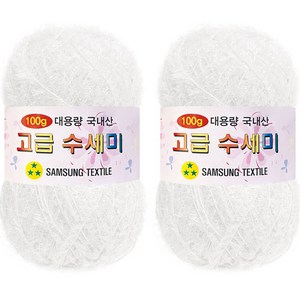 yana 대용량 고급수세미 101 흰색 100g, 101(흰색), 2개