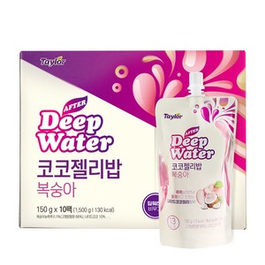 테일러 애프터 딥워터 코코젤리밥 복숭아 10p, 150g, 10개