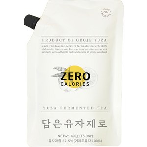 몬더스 담은유자 제로 차, 450g, 1개입, 1개