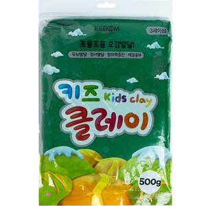 키즈 클레이, 초록, 500g, 1개