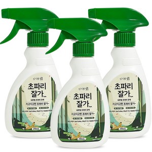 신기한방 킬파프 내츄럴 초파리잘가 살충제, 290ml, 3개