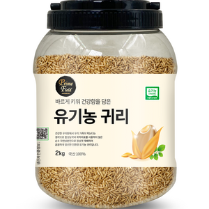 Prime Field 국산 유기농 귀리, 2kg, 1개