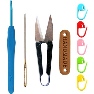 니뜨 뜨개 기본도구세트, 7/0호(4.0mm)바늘 (15cm), 1세트