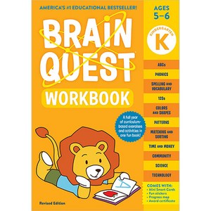 Bain Quest Wokbook : Kindegaten Revised Edition Ages 5-6, Wokman Publishing