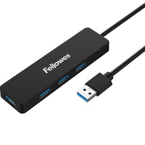 펠로우즈 USB 3.0 4포트 허브 9101T, 블랙, 4개