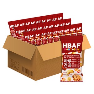 HBAF 먼투썬 하루견과 브라운, 20g, 100개