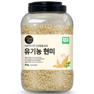 Pime Field 유기농 현미, 4kg, 1개