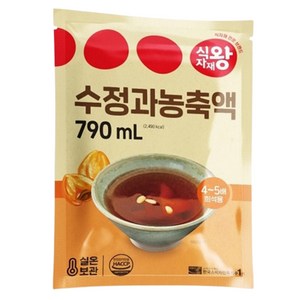 식자재왕 수정과농축액, 790ml, 1개