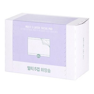 fmgt 데일리 멀티 5겹 화장솜, 80개입, 1개