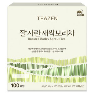 티젠 잘 자란 새싹보리차, 550mg, 100개입, 1개