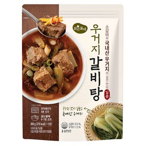 맑은물에 우거지갈비탕, 1개, 600g