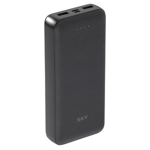 스카이 필 S20PD 20W 멀티포트 PD C타입 고속 충전 보조배터리 20000mAh, SKY-BS20PD, 어반블랙