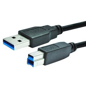 저스트링크 디옵텍 USB 3.0 A B 프린터 케이블 블랙, 1개, 2m