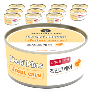 네츄럴코어 강아지 델리플러스 치킨캔, 80g, 12개, 조인트케어