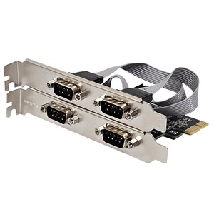 넥스트유 얼리행 RS232 4포트 시리얼 확장카드 SL604 PCIe, 1개