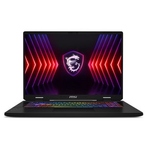 MSI 2024 크로스헤어 17 HX 코어i9 인텔 14세대 지포스 RTX 4070, 코스모스 그레이, 1TB, 32GB, Fee DOS, D14VGKG-i9 QHD