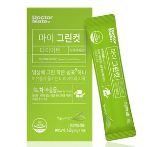 닥터메이트 마이 그린컷 다이어트 녹차라떼맛 14p, 10g, 1개