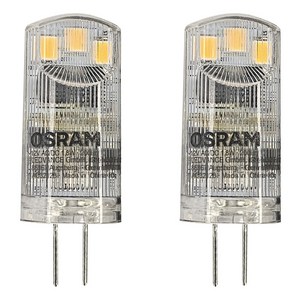 오스람 기존 할로겐 20W G4 대체 LED 핀 12V 1.8W, 전구색, 2개