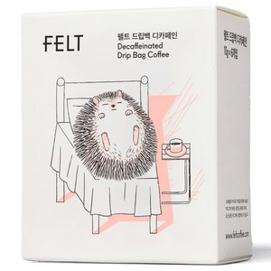 펠트 드립백커피 디카페인, 10g, 6개입, 1개