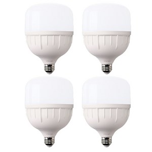 비츠온 LED T-벌브 40W E26, 주광색, 4개