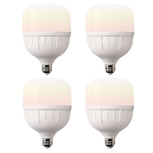 비츠온 LED T-벌브 40W E26, 전구색, 4개