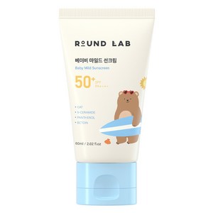 라운드랩 베이비 마일드 선크림, 60ml, 1개