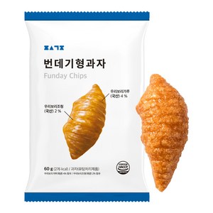 편식공장 번데기형 과자, 12개, 60g