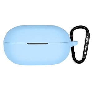 스페이스쉴드 Beats Solo Buds 호환 실리콘 키링 케이스, 스카이
