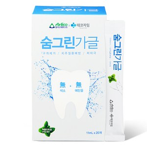 테코자임 숨그린가글 구강세정제 20p, 220ml, 1개