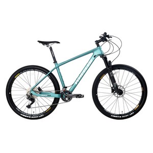 휠러 2022년형 시마노 데오레 22단 카본 MTB 자전거 15.5 EAGLE 1.0 미조립, 민트 + 화이트, 1개