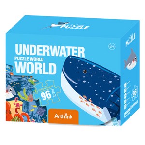 Athink 직소퍼즐, 바다탐험UNDERWATERWORLD, 96피스, 1개