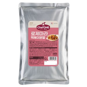 쉐프원 로제마라 떡볶이 분말, 1개, 1kg