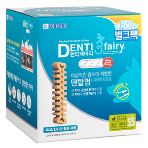 강아지 포켄스 덴티페어리 벌크팩 SS, 1.02kg, 1개, 타피오카