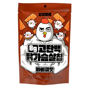 에이스엠앤티 고단백 닭가슴살칩 바베큐맛, 1개, 25g