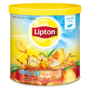 립톤 아이스티 믹스 복숭아맛, 1.2kg, 1개입, 1개