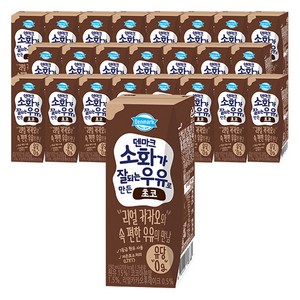 덴마크 소화가 잘되는 우유로 만든 초코, 190ml, 24개